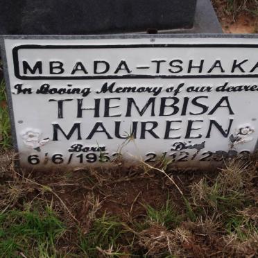 MBADA Thembisa Maureen 1952-2002
