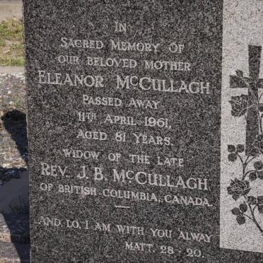 McCULLAGH Eleanor -1961