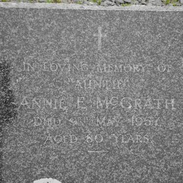 McGRATH Annie E. -1957