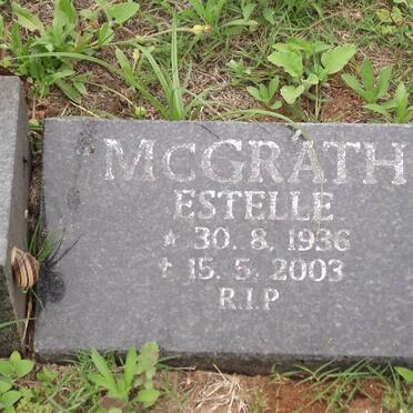 McGRATH Estelle 1936-2003
