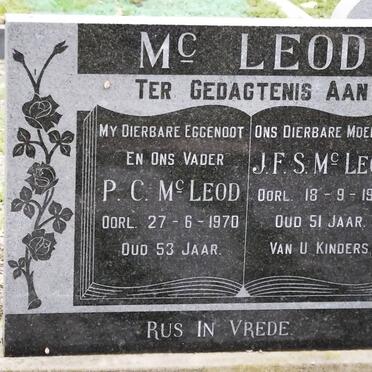 MC LEOD P.C. -1970 &amp; J.F.S. -1971