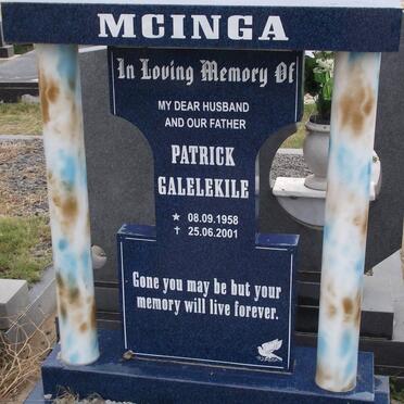 MCINGA Patrick Galelekile 1958-2001