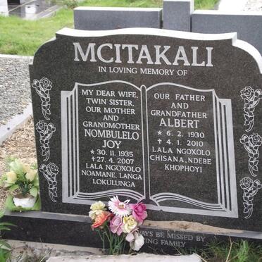 MCITAKALI  Albert 1930-2010 &amp; Nombulelo Joy 1935-2007