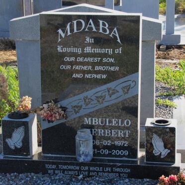 MDABA Mbulelo Herbert 1972-2009