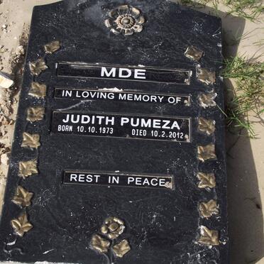 MDE Judith Pumeza 1973-2012