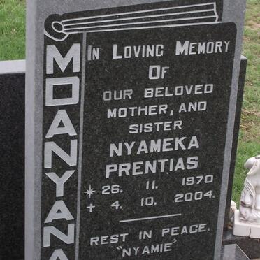 MDANYANA Nyameka Prentias 1970-2004