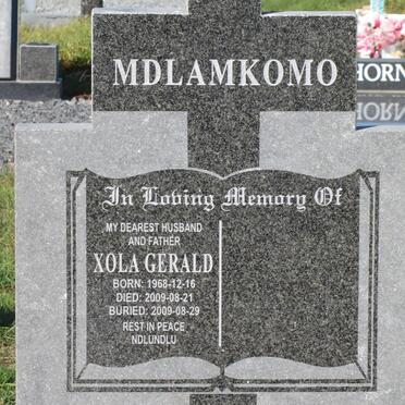 MDLAMKOMO Xola Gerald 1968-2009