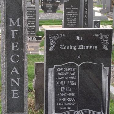 MFECANE Nomabanga Emely 1918-2008