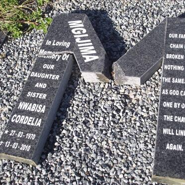 MGIJIMA Nwabisa Cordelia 1970-2010