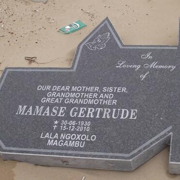 MHLEKWA Mamase Gertrude 1930-2010