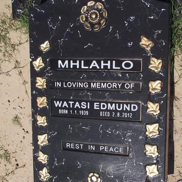 MHLAHLO Watasi Edmund 1939-2012
