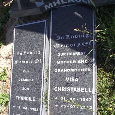 MHLAULI Thandile 1993-2007 :: MHLAULI Visa Christabell 1947-2012