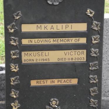 MKALIPI Mkuseli Victor 1945-2003