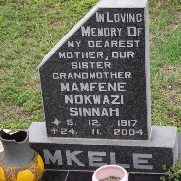 MKELE Mamfene Nokwazi Sinnah 1917-2004