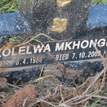 MKHONGI Xolelwa 1986-2009