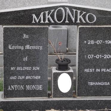 MKONKO Anton Monde 1966-2001
