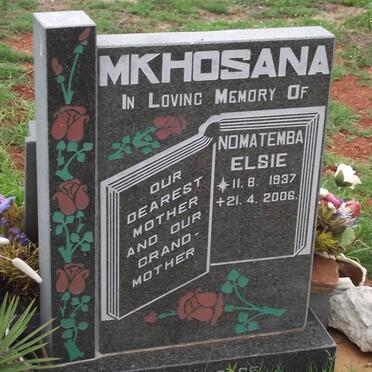 MKHOSANA Nomatemba Elsie 1937-2006