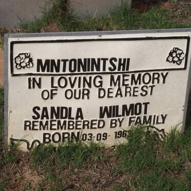 MNTONINTSHI Sandla Wilmot 1963-2007