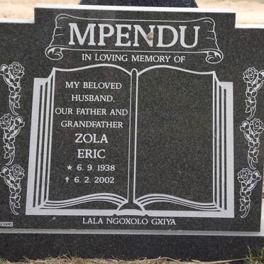 MPENDU Zola Eric 1938-2002