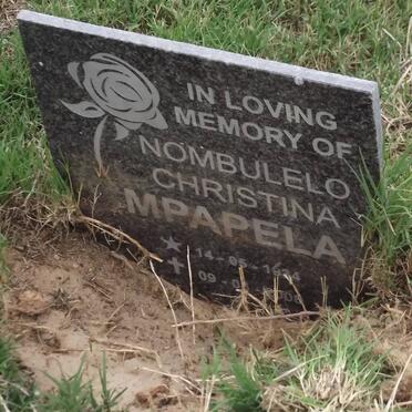 MPAPELA Nombulelo Christina 1934-2008