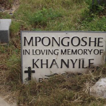 MPONGOSHE Khanyile 1966-2003