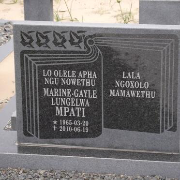 MPATI Marine-Gayle Lungelwa 1965-2010