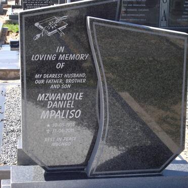 MPALISO Mzwandile Daniel 1955-2011