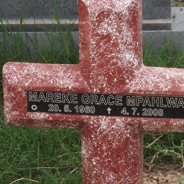 MPAHLWA Mareke Grace 1960-2008
