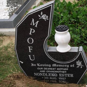 MPOFU Nondleko Ester 1957-2011