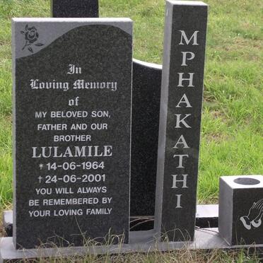 MPHAKATHI Lulamile 1964-2001
