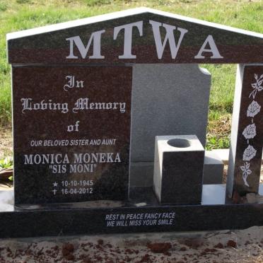 MTWA Monica Moneka 1945-2012