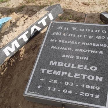 MTATI Mbulelo Templeton 1969-2012