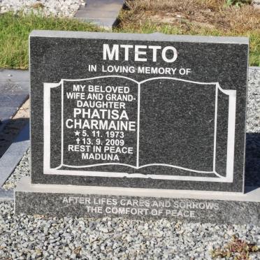 MTETO Phatisa Charmaine 1973-2009