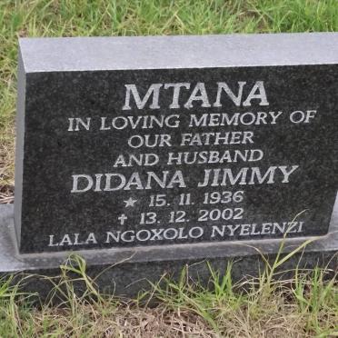 MTANA Didana Jimmy 1936-2002