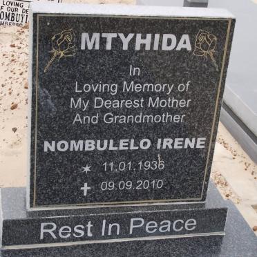 MTYHIDA Nombulelo Irene 1936-2010
