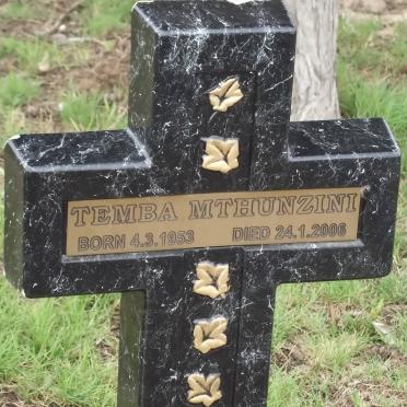 MTHUNZINI Temba 1953-2006