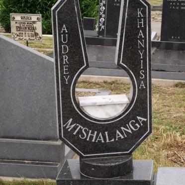MTSHALANGA Audrey Khanyisa 1935-1997