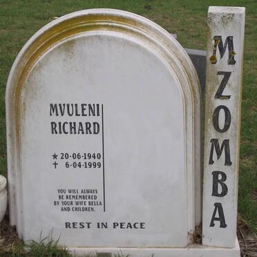 MZOMBA Mvuleni Richard 1940-1999