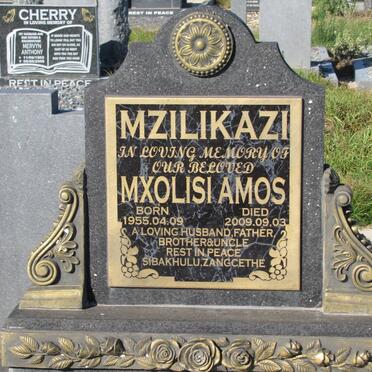 MZILIKAZI Mxolisi Amos 1955-2009