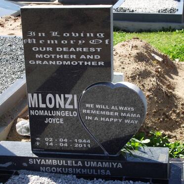 MLONZI Nomalungelo Joyce 1944-2011