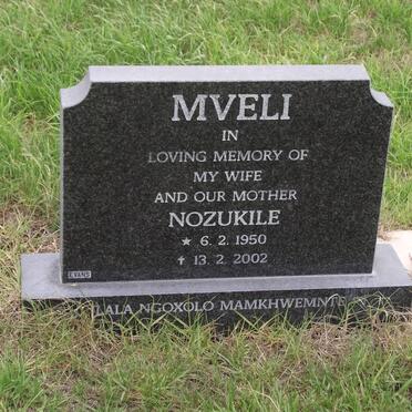 MVELI Nozukile 1950-2002