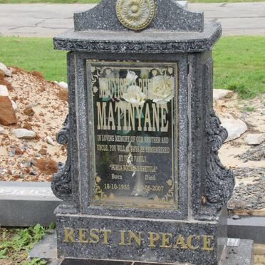 MATINYANE Mbuyiselo Phillip 1955-2007