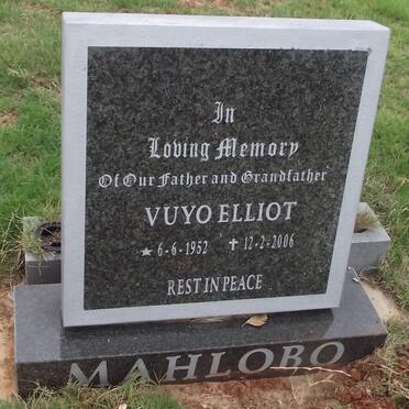 MAHLOBO Vuyo Elliot 1952-2006