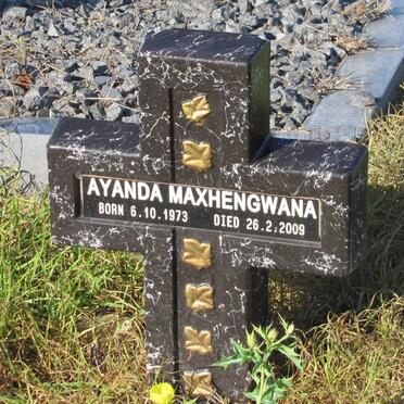 MAXHENGWANA Ayanda 1973-2009