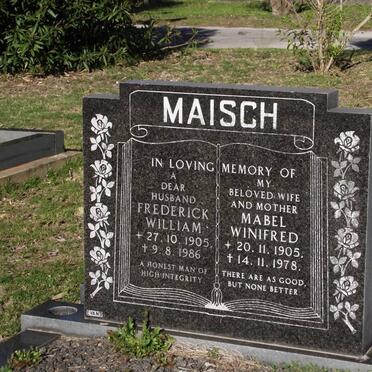 MAISCH Frederick William 1905-1986 &amp; Mabel Winifred 1905-1978