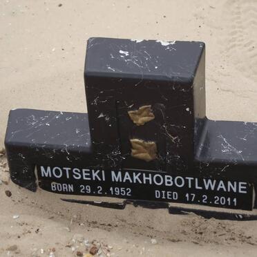 MAKHOBOTLWANE Motseki 1952-2011