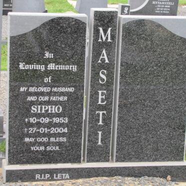 MASETI Sipho 1953-2004