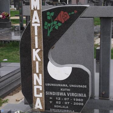 MATIKINCA Sindiswa Virginia 1960-2008