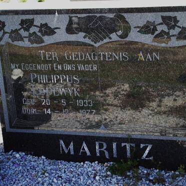 MARITZ Philippus Lodewyk 1933-1977