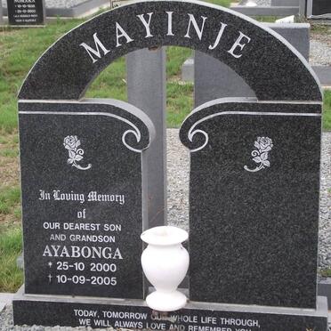MAYINJE Ayabonga 2000-2005
